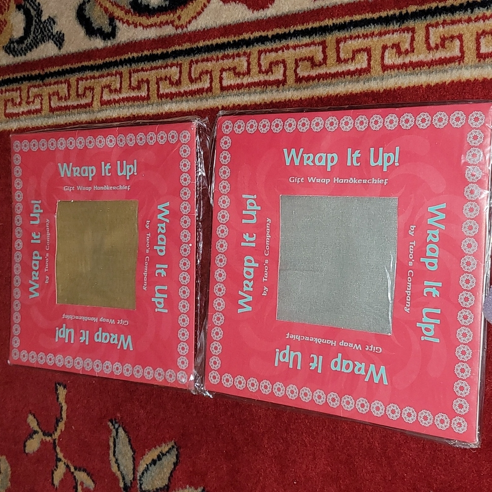 Set of 2 Reusable organza bags with tie cords